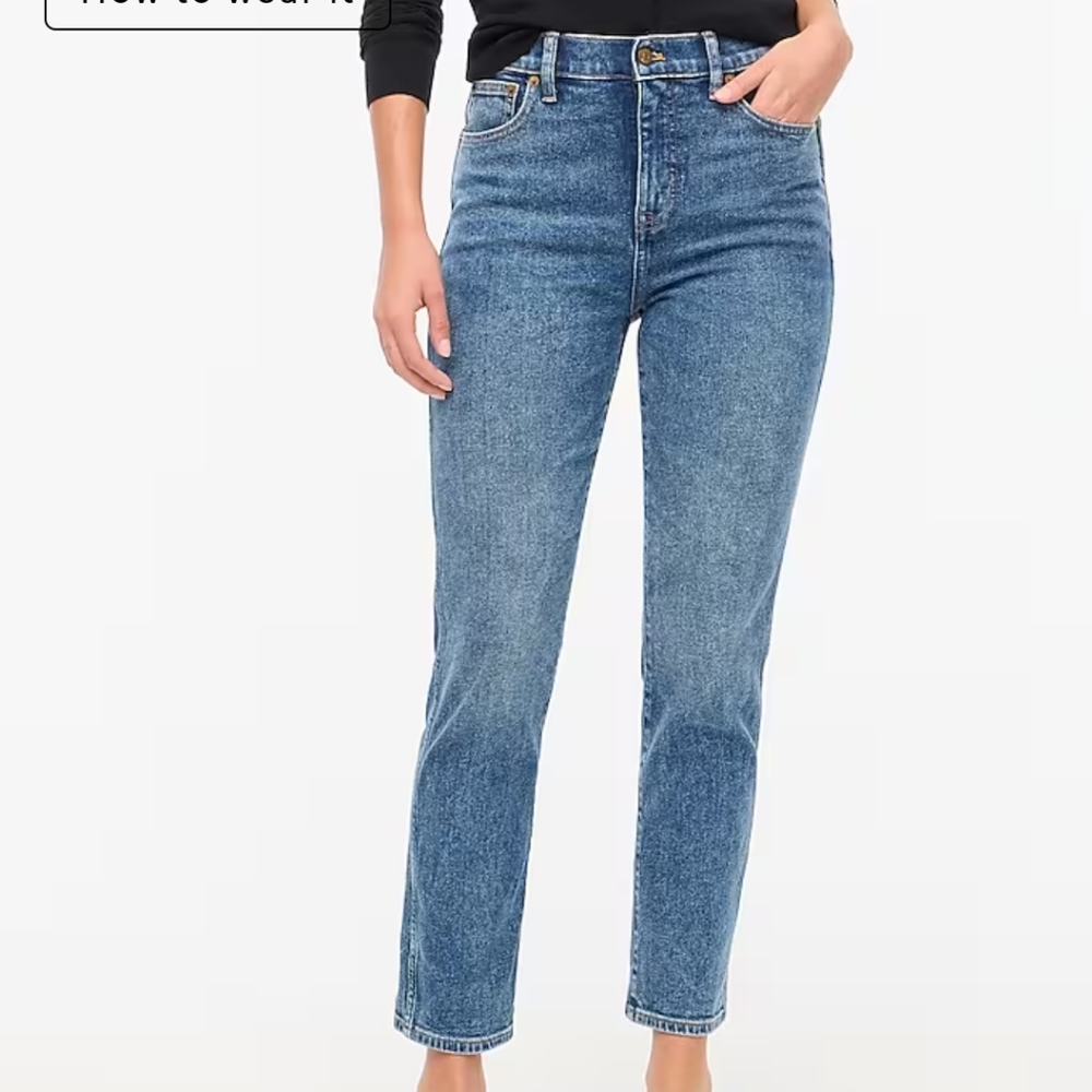 NWT J.Crew High Rise Classic Vintage Jean sz 28